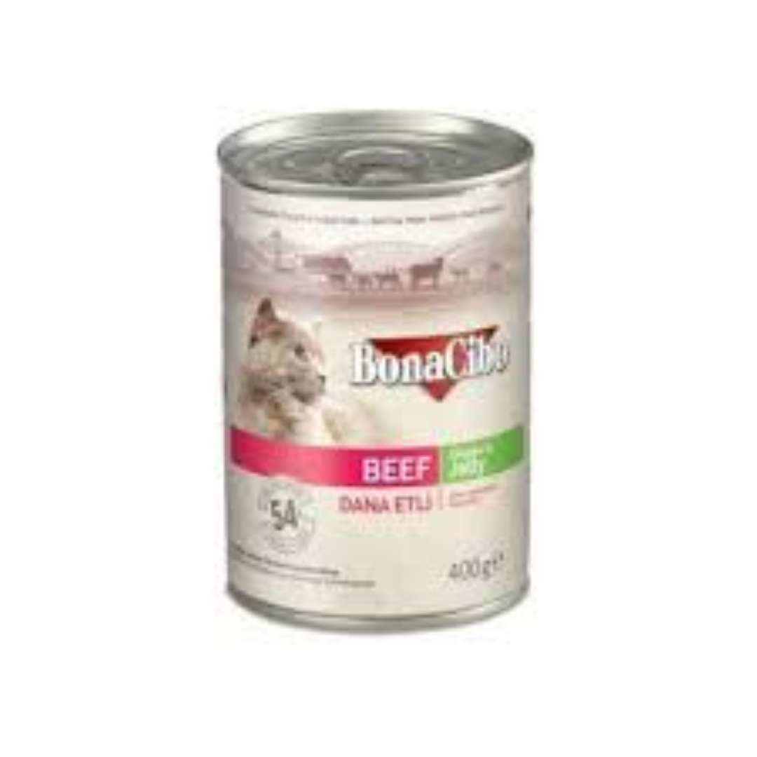 BONNIE CAT W/BEEF CHUNK IN JELLY 85G